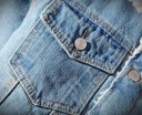 Herre denimjakke med pels J2052 3