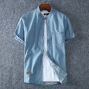 Herre denimskjorte F513 5