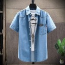 Herre denimskjorte F562 3