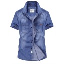 Herre denimskjorte F794 5