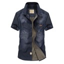 Herre denimskjorte F794 4