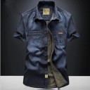 Herre denimskjorte F794 1