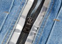 Herre denimvest med hætte 4