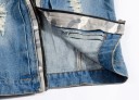 Herre denimvest med hætte 6