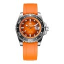 Herre dykkerure med dato Gummirem Vandtæt 200 m Keramisk bezel Urkasse 41 mm Rustfrit stål 316L Til svømning og dykning 11
