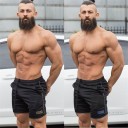 Herre fitness shorts J762 3