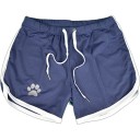 Herre fitness shorts med poteaftryk 6