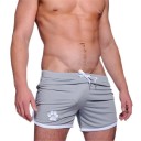 Herre fitness shorts med poteaftryk 1