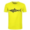 Herre haj t-shirt T2377 6