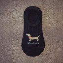 Herre korte sokker med gravhunde 10