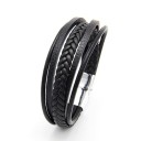 Herre læderarmbånd H585 3