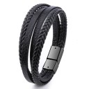 Herre læderarmbånd H585 7