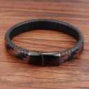 Herre læderarmbånd H659 1