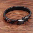Herre læderarmbånd H659 2