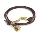 Herre læderarmbånd med økse 16