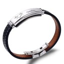 Herre læderarmbånd med stjernetegn 2