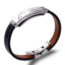 Herre læderarmbånd med stjernetegn 4