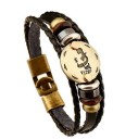 Herre læderarmbåndsskilt 10