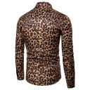 Herre leopardskjorte A3081 2