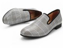 Herre loafers med ternet hæl 4