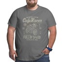 Herre motorcykel T-shirt T2212 8