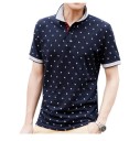 Herre poloshirt med ankre J2608 5