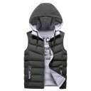 Herre quiltet vest, vendbar 9