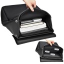 Herre rektangulær rygsæk 31 x 13 x 42 cm Polyester og syntetisk læder By rygsæk med klap og spænder Komfortabel til hverdag 3