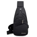 Herre skuldertaske med USB-port J2091 24
