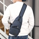Herre skuldertaske med USB-port J2091 3