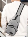 Herre skuldertaske med USB-port J2091 4