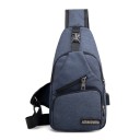 Herre skuldertaske med USB-port J2091 8