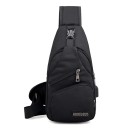 Herre skuldertaske med USB-port J2091 9