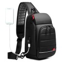 Herre skuldertaske med USB-port T334 2