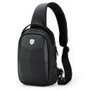 Herre skuldertaske med USB-port T371 6