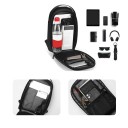 Herre skuldertaske med USB-port T371 3