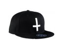 Herre snapback med kryds T113 3