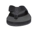 Herre sorte sommer flip-flops med bredt vævet bånd med fiskebensmønster Behagelig stærk sål Materiale EVA PVC og bomuld 4