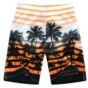 Herre strandshorts med palmer J2762 1