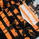 Herre strandshorts med palmer J2762 4
