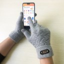 Herre strikkede handsker 3