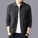Herre sweater med knapper A2611 5