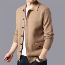 Herre sweater med knapper A2611 1