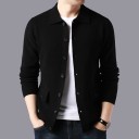 Herre sweater med knapper A2611 3