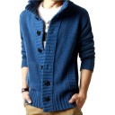 Herre sweater med knapper A2617 6
