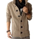 Herre sweater med knapper A2617 1