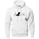 Herre sweatshirt med hjerteslag F51 2