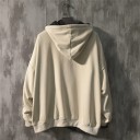 Herre sweatshirt med knapper F1122 1