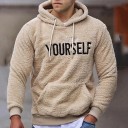 Herre sweatshirt med pels 1