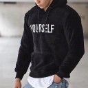 Herre sweatshirt med pels 2